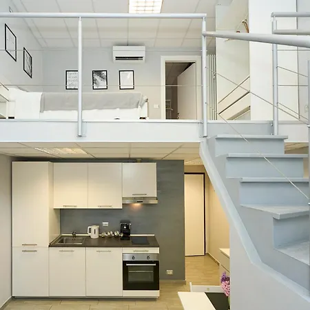 Appartement Design White Loft - Ac Wifi 10 Minutes From Duomo Milaan